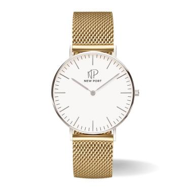 Imagem de Relógio Masculino Bonaparte Casual Dourado 40mm New Port-Masculino