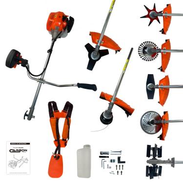 Imagem de Roçadeira Bipartida a Gasolina 52cc 2,5HP Multifuncional Completa Profissional Carbon Fak