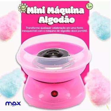 Imagem de Maquina Algodao Doce Portatil Mini Cor Sortida