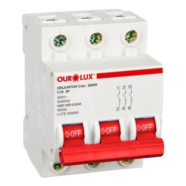 Imagem de Disjuntor Trip 10A (C) Ourolux