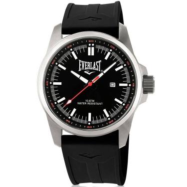 Imagem de Relógio Masculino Everlast Preto À Prova D`Água 100 M E15930