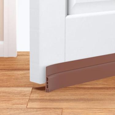 Imagem de Tampa de rascunho de porta, varredura sob a porta para portas externas e internas, vedação de porta de decapagem de clima, bloqueador de janela de garagem, isolamento de ar frio, protetor de rascunho