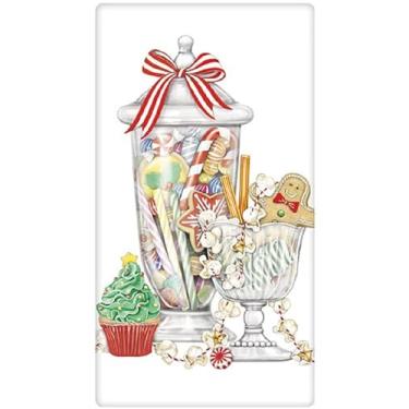 Imagem de Mary Lake-Thompson BT757 Potes de doces, toalha de saco de farinha de algodão, 76 x 76 cm