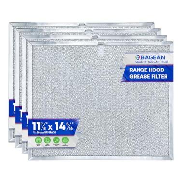 Imagem de Bagean Filtro de ventilação para exaustor 30 x 36 cm BPS1FA30 - compatível com NuTone Allure & Broan Range filtro de substituição 99010299 - Serve para capôs QS1 QS2 76.2 cm - bloqueia graxa e filtra