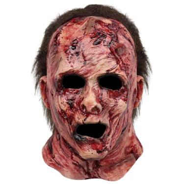 Imagem de Kurmingary Scary Mask Horror Bloody Halloween Masquerade Cosplay Creepy Costume Party Props