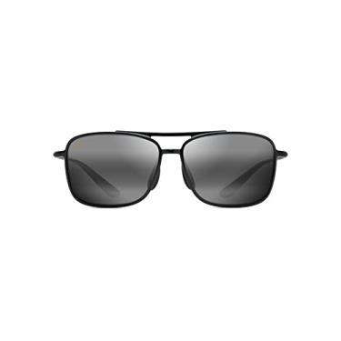 Imagem de Maui Jim Polarized Kaupo Gap 437-02 Black Sunglass