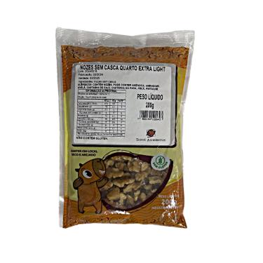 Imagem de Nozes Extra Light Quarto Sem Casca Tainá Alimentos 200g