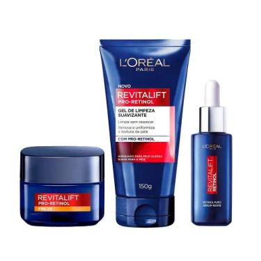 Imagem de Kit L'Oréal Paris Revitalift Gel de Limpeza Facial Retinol 150g+Hidrat