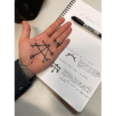 Imagem de Bindrune Canalizada por Victor Valentim - Símbolo Mágico Exclusivo - n