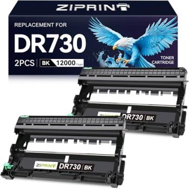 Imagem de ZIPRINT Pacote com 2 unidades de substituição Dr730 para Brother DR-730 DR 730 para MFC-L2710DW MFC-L2750DW MFC-L2730DW MFC-L2750DWXL DCP-L2550DW HL-L2370DW HL-L2350DW HL-L2395DW Impressora, 12000DW 0