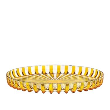 Imagem de BANDEJA DE SERVIR GUZZINI REDONDA EM BIO PLÁSTICO DOLCEVITA AMARELO AMBER 125701151