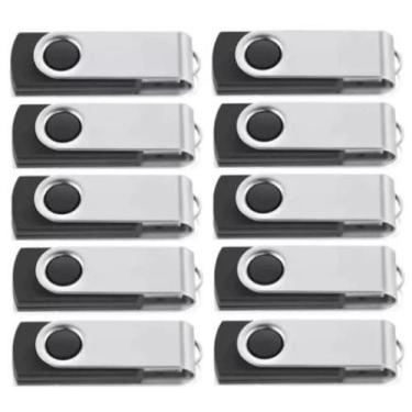 Imagem de Kit 10 Pen Drive 4gb Multilaser Preto Original