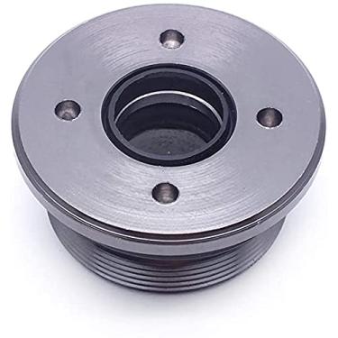 Imagem de OVERSEE 64E-43821 Cilindro de acabamento de parafuso inclui vedações para motor de popa Yamaha 1997-2017up 64E-43821-09 64E-43821-00 64E Series Trim Tilt Assy Screw, Trim Cyl End w vedações, prata