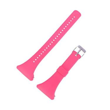 Imagem de Hemobllo Pulseira compatível com Polar FT4/FT7: pulseira de relógio de plástico de substituição ajustável pulseira esportiva para homens e mulheres