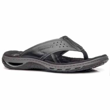 Imagem de Chinelo Couro Masculino Amortecedor Original Pegada 131663, Preto, 37