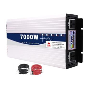 Imagem de HENGJINGTR 7000W Puro inversor de energia de onda sinusoidal 12V-72V DC para 110V/220V AC conversor inversor de energia de carro para caminhão, casa, RV, conversor de energia solar,72v to 220v