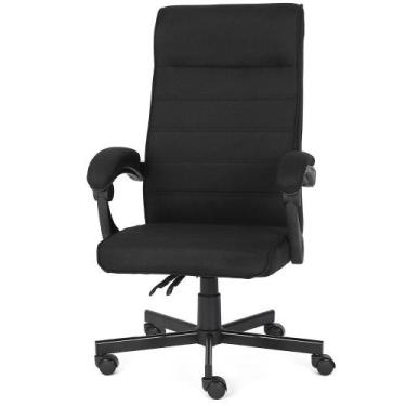 Imagem de Cadeira de Escritório Moob Vegas Preta Ergonômica Reclinável 180 com R