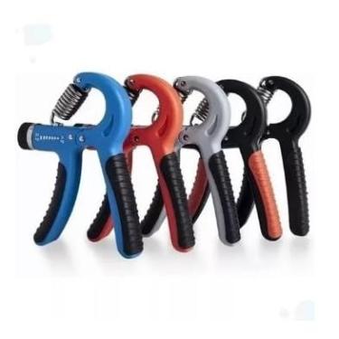 Imagem de Hand Grip, Kit 2 Hand Grips Flexor de Punho com Mola AjustáVel Antebraço Mãos, 16cm de Altura X 11cm de Comprimento(Kit 2 hand grip)
