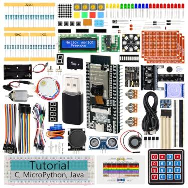 Imagem de Freenove Ultimate Starter Kit para ESP32-WROVER (incluído) (compatível com Arduino IDE), câmera integrada sem fio, Python C, tutorial detalhado de 814 páginas, 240 itens, 127 projetos
