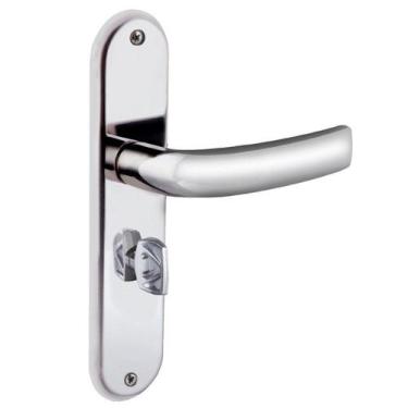 Imagem de Fechadura Banheiro Espelho Cromado Galaxy Aliança - Aliança Metalúrgic