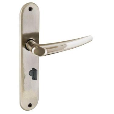 Imagem de Fechadura Banheiro Espelho Latonado Joy Aliança - Aliança Metalúrgica