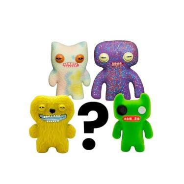 Imagem de Candide, Fuggler, Kit com 5 Mini Bonecos, Verde, Tie-Dye, Roxo e Amarelo, Miniaturas - 6 cm