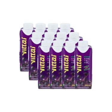 Imagem de Kit com 12 Smoothies Vittaí Açaí Original 250ml Sem lactose, Sem glúte