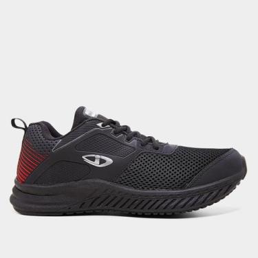 Imagem de Tênis Kurz Impacto Ultra Masculino, Vermelho, Preto, 43