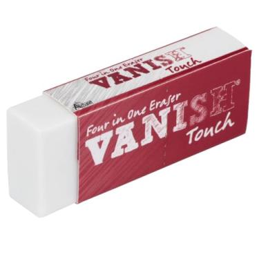 Imagem de Acurit Vanish Touch Artist Eraser, sem látex, borrachas de lápis macias e flexíveis, suprimentos de esboço com capa protetora - compatível com grafite, carvão, pastel