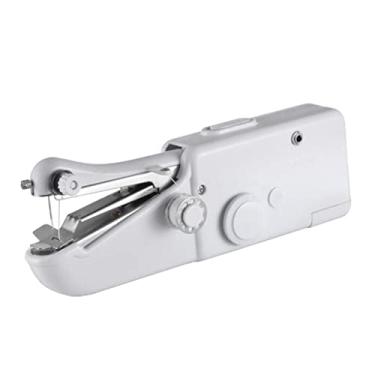 Imagem de barenx Mini máquina de costura portátil para ponto de costura, ferramenta de kit de viagem rápida e prática