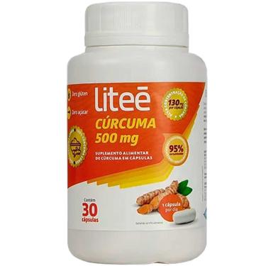 Imagem de Curcuma Longa 500mg Litee Farma 30 capsulas Sabor Sem Sabor-Unissex