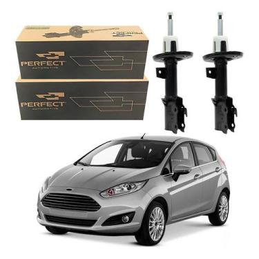 Imagem de Par Amortecedor Dianteiro New Fiesta Sedan 1.6 2014 A 2017 - Perfect
