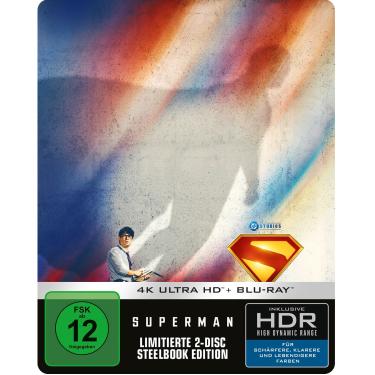 Imagem de Superman: 4K Ultra HD Blu-ray + Blu-ray / Limited Steelbook / Cover A