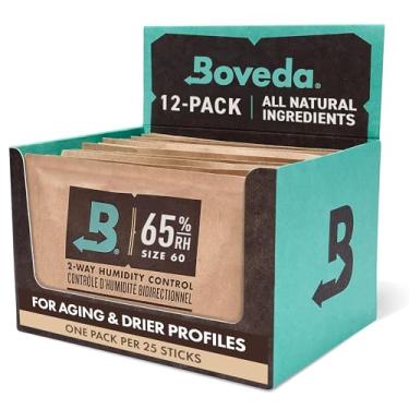 Imagem de BOVEDA 65% - 60g c/12un umidificador charutos alimentos