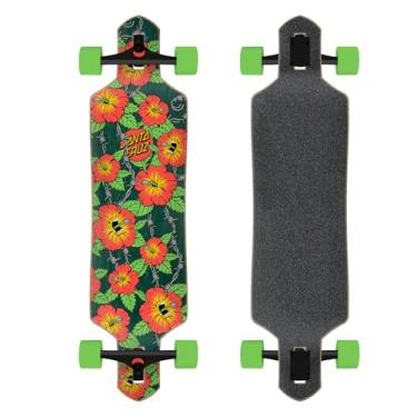 Imagem de SANTA CRUZ Screaming Hibiscus 9.0in x 36in Drop Thru Skateboard Cruzer