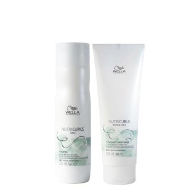 Imagem de KIT WELLA PRO NUTRICURLS SH250+CD250
