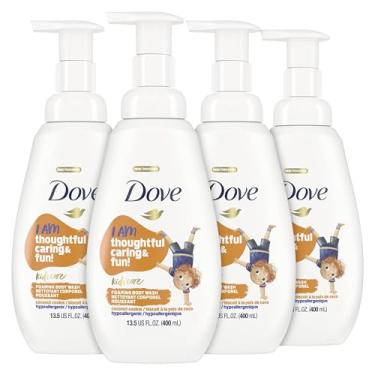 Imagem de Dove Sabonete corporal espumante para crianças, biscoito de coco sem sulfatos, 45 ml, pacote com 4