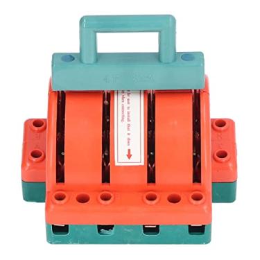 Imagem de FTVOGUE Interruptor de Faca de Lançamento Duplo de 4 Pólos, Material PA + ABS Retardador de Chama, Interruptor de Desconexão Elétrica 32A AC380V para Disjuntores de Falha, Gerador de Backup,