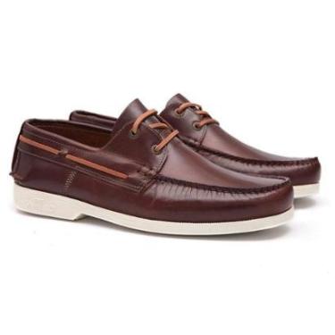 Imagem de Deckshoes Samello Santorim Couro Masculino-Masculino