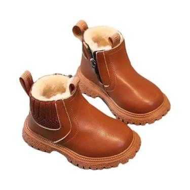 Imagem de Botas De Tornozelo Para Crianças Outono Inverno Meninos Meninas Casuai