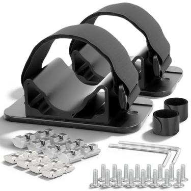 Imagem de 2 peças de suporte de roda traseira de bicicleta, suporte de rack de roda traseira, suporte de suporte de pneu de bicicleta, compatibilidade com várias bicicletas, acessório de rack de teto de carro