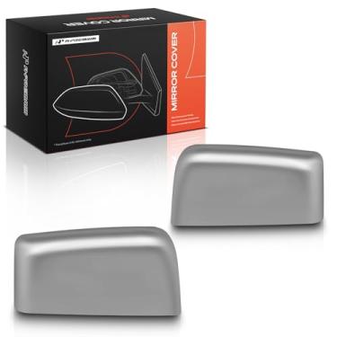 Imagem de A-Premium 2 peças de tampas de espelho retrovisor do lado do motorista e do passageiro - compatível com Ford F-150 F150 2008-2014 - cromado