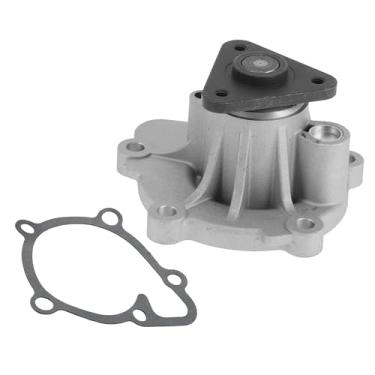 Imagem de INFINAUTO Bomba de água, dianteiro 13,1 x 9,1 cm bomba de água do motor com kit de vedação nº 2510025002 para Hyundai Santa Fe 10-16 para Hyundai Sonata 06-14 tom prateado, 1 conjunto