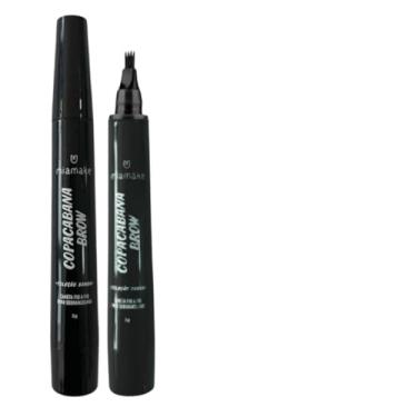 Imagem de Caneta de Sobrancelha Fio a Fio Microblading a Prova d Agua para Barba e Sobrancelha (Preto Mia Make)
