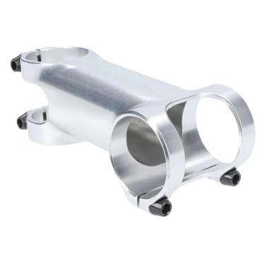 Imagem de Mesa de Bicicleta MTB/Estrada/Gravel Ultraleve, Fabricada em Liga de Alumínio 7075 T6 CNC, Apenas 67g, Ângulos de Inclinação de 6 a 17°(100mm SilverAngle -6)