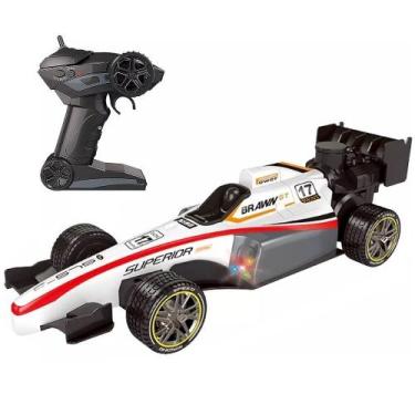Imagem de Carro de Controle Remoto Formula 1 Brawn Carrinho Luz Fumaça - Art Bri