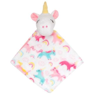 Imagem de aninha de Unicórnio Pelúcia Bebê Soninho Buba Baby, Rosa, Unicórnio