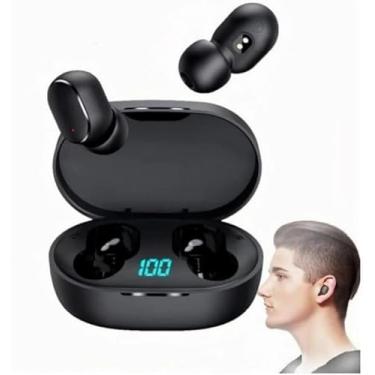 Imagem de Fones de Ouvido Sem Fio Bluetooth 5.0 TWS | Cancelamento de Ruído CVC6.0 | Estéreo, Alcance 10m | Case Carregadora Portátil (350mAh) | Bateria 2-3h | Universal para Celulares
