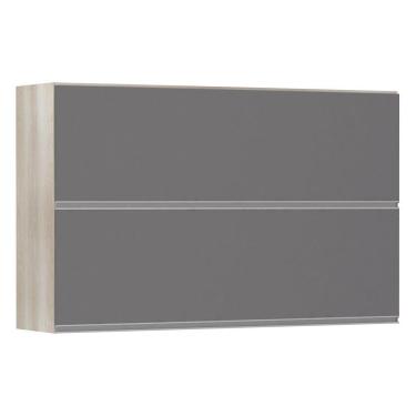 Imagem de Armário Basculante Duplo 120cm 2 Portas Lis Legno Crema