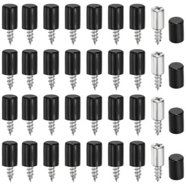 Imagem de PATIKIL Pinos de suporte de prateleira, 50 peças de pinos de prateleira de armário de metal para prateleiras com manga de silicone antiderrapante para armário de cozinha, armário de livros, estojo de